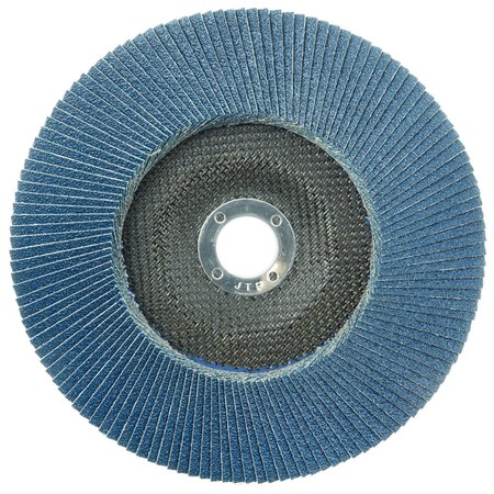 Weiler 7" Big Cat Abrasive Flap Disc, Flat (TY27), 40Z, 7/8" 50823